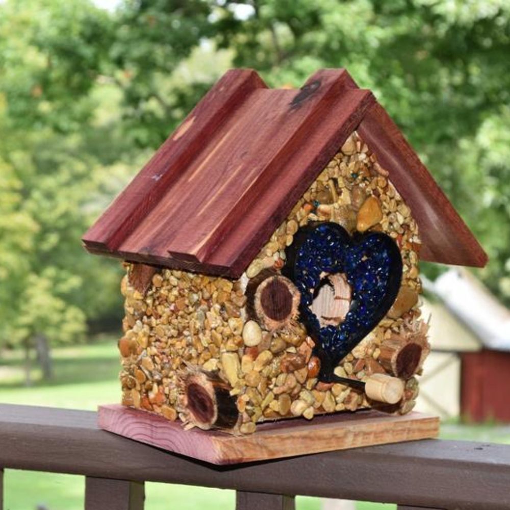 Handmade Rustic Birdhouse - Picture 3 of 5